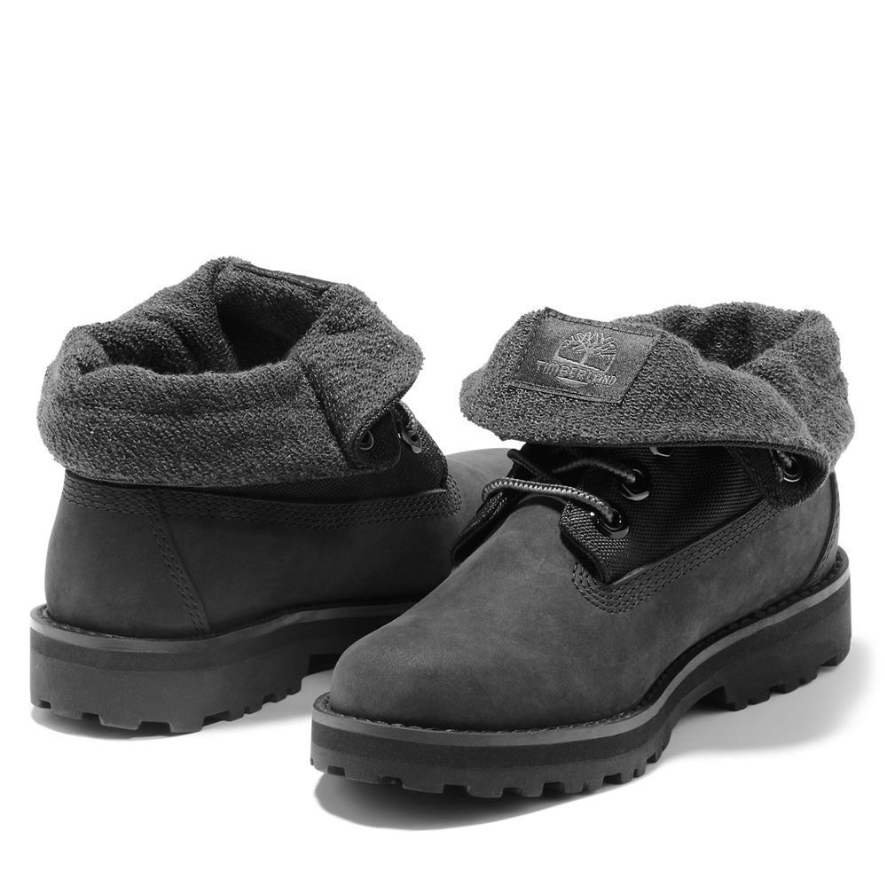 Tenisi Timberland Copii Negrii - Junior Courma Roll-Top Boots - Romania - FLEXSJ965